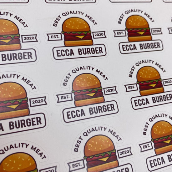 CETAK STICKER VINYL CAMEL WHITE MATTE