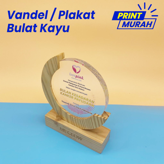VANDEL / PLAKAT KAYU BULAT B1