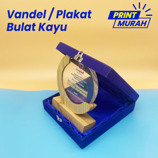 VANDEL / PLAKAT KAYU BULAT B1