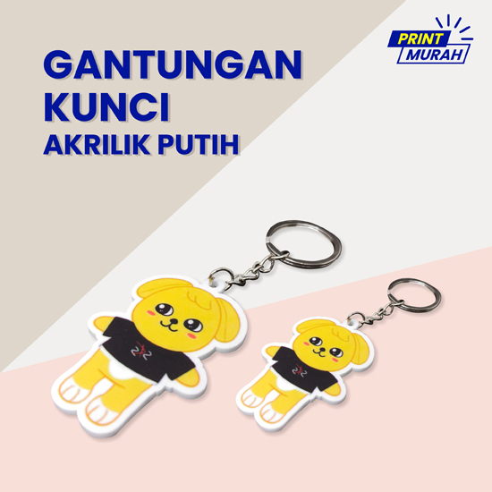 GANCI ACRYLIC 3mm PUTIH UV 4 x 4