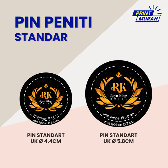 PIN PENITI STANDARD 44