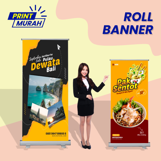 ROLL BANNER 60 x 160 OUTDOOR