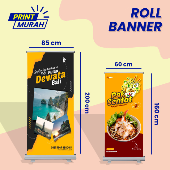 ROLL BANNER 60 x 160 OUTDOOR