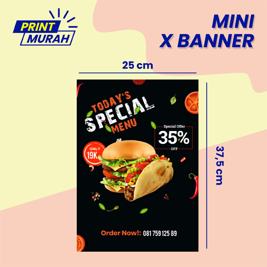 PAKET MINI X-BANNER